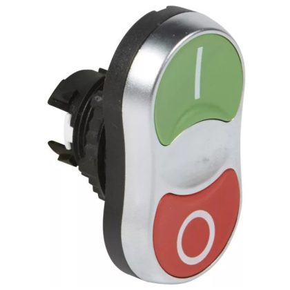   LEGRAND 023980 Osmosis double push button - "O/I" flush/flush red/green IP65