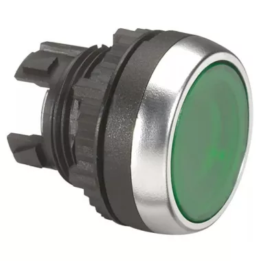 LEGRAND 024002 Osmoz süllyesztett világító nyomógomb - zöld
