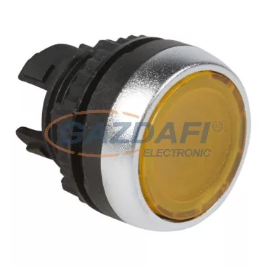 LEGRAND 024004 Osmoz süllyesztett világító nyomógomb - sárga