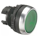   LEGRAND 024022 Osmosis Locking Recessed Illuminated Push Button - Green