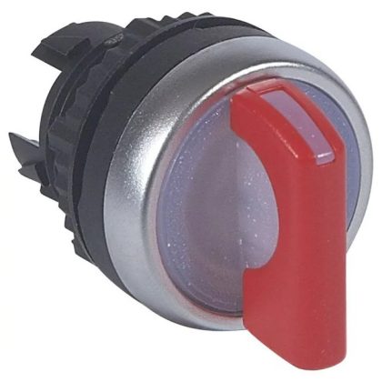   LEGRAND 024031 Osmoz forgatókaros 2 fix V állású világító kapcsoló - piros