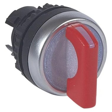 LEGRAND 024035 Osmoz forgatókaros 2 fix állású világító kapcsoló - piros