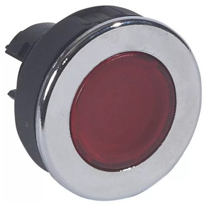   LEGRAND 024040 Osmoz extralapos reteszelt világító nyomógomb - piros Ø30