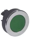 LEGRAND 024049 Osmoz extralapos reteszelt világító nyomógomb - zöld Ø30