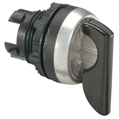   LEGRAND 024060 Osmoz long arm 2 fixed V position light switch - black