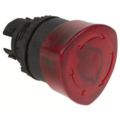   LEGRAND 024091 Osmoz vészleállító világító gomb reteszoldás forgatással Ø40 - piros
