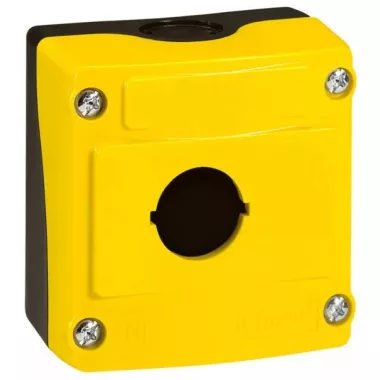 LEGRAND 024201 Osmoz üres doboz 1 lyuk - sárga fedél