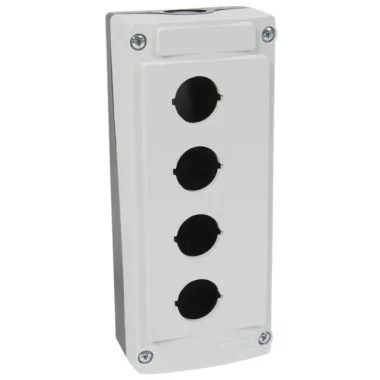 LEGRAND 024204 Osmoz üres doboz 4 lyuk - szürke