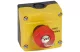 LEGRAND 024215 Osmoz sárga tokozat piros gombafejű nyomógombbal - Ny
