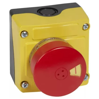   LEGRAND 024218 Osmoz sárga tokozat EN418 vészlállítóval -Ny