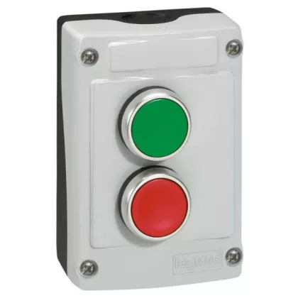   LEGRAND 024230 Osmoz szürke tokozat zöld "I" Z + piros "O" Ny nomógombokkal
