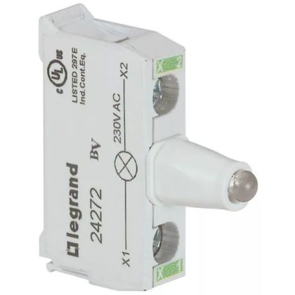   LEGRAND 024272 Osmosis screw light source element, for housing - green 230V ~