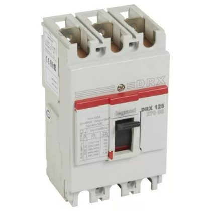   LEGRAND 027005 DRX100 3P 10 kA 50A t.m. compact circuit breaker