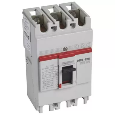 LEGRAND 027008 DRX100 3P 10 kA 100A t.m. kompakt megszakító