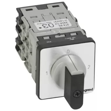 LEGRAND 027493 Görgős kapcsoló 4P 16A PR12 1-0-2 90°