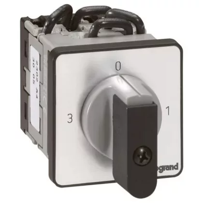 LEGRAND 027503 Görgős kapcsoló 2P 16A PR12 0-1-2-3