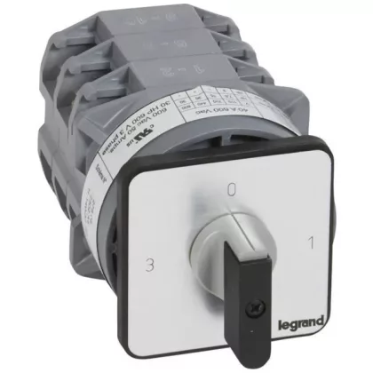 LEGRAND 027506 Roller Switch 2P 40A PR50 0-1-2-3