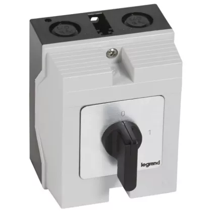 LEGRAND 027721 Tokozott görgős kapcsoló 2P 25A PR21 0-1 LEGRAND 027721 Tokozott görgős kapcsoló 2P 25A PR21 0-1