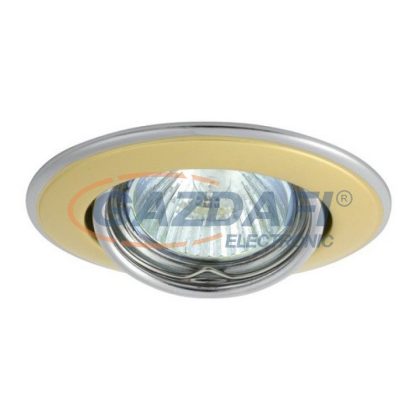   KANLUX süllyeszthető spot lámpatest, GU5, 3, 50W, matt nikkel/arany, IP20, 12V