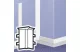 LEGRAND 030301 DLP mini csatorna belső könyök 75x20 csatornához