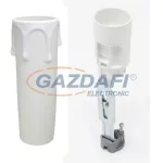 GAO 03066 Gyertya foglalat, E14, 85mm, fehér