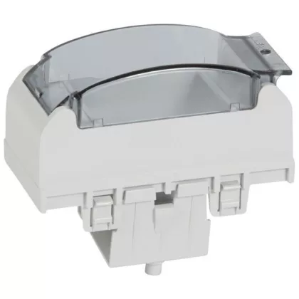 LEGRAND 030787 DLP bepattintható csatornához vagy energiaoszlophoz adapter, moduláris készülékekhez, alumínium