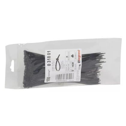 LEGRAND 031801 Colring 2.4x140 black cable tie
