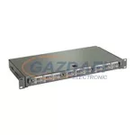   LEGRAND 032569 kihúzható HD optikai patch panel 1U-19" 3 db HD optikai patch modul fogadására (csak optika) mély: 220 mm fekete