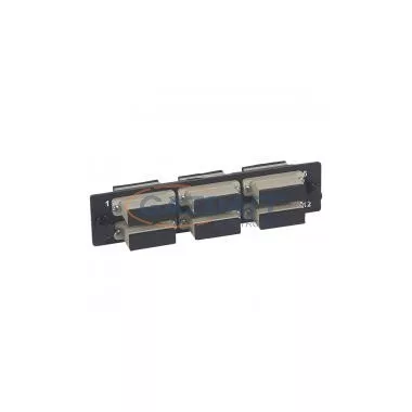 LEGRAND 032576 HD optikai patch modul 12xSC multimódusú duplex 62,5&50/125um bézs
