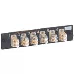   LEGRAND 032578 HD optikai patch modul 12xLC multimódusú duplex 62,5&50/125um bézs