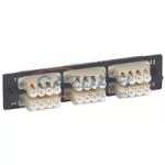   LEGRAND 032579 HD optikai patch modul 24xLC multimódusú quadriplex 62,5&50/125um bézs