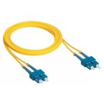   LEGRAND 032600 patch kábel optika OS1/OS2 (UPC) monomódusú SC/SC duplex 9/125um LSZH (LSOH) sárga 1 méter LCS3