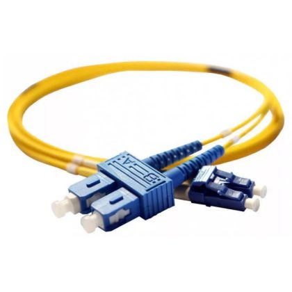   LEGRAND 032603 patch kábel optika OS1/OS2 (UPC) monomódusú SC/LC duplex 9/125um LSZH (LSOH) sárga 1 méter LCS3
