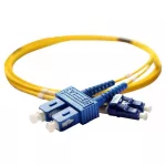   LEGRAND 032605 patch kábel optika OS1/OS2 (UPC) monomódusú SC/LC duplex 9/125um LSZH (LSOH) sárga 3 méter LCS3