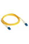 LEGRAND 032607 patch kábel optika OS1/OS2 (UPC) monomódusú LC/LC duplex 9/125um LSZH (LSOH) sárga 2 méter LCS3