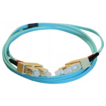   LEGRAND 032609 patch cable optics OM3 (PC) multimode SC/SC duplex 50/125 um LSZH (LSOH) purple 1 meter LCS3