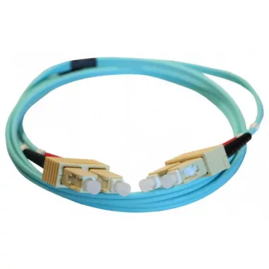 LEGRAND 032610 patch cable optics OM3 (PC) multimode SC/SC duplex 50/125 um LSZH (LSOH) purple 2 meters LCS3