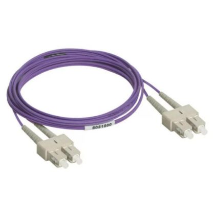   LEGRAND 032612 patch cable optics OM3 (PC) multimode SC/LC duplex 50/125 um LSZH (LSOH) purple 1 meter LCS3