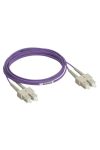 LEGRAND 032613 patch cable optics OM3 (PC) multimode SC/LC duplex 50/125 um LSZH (LSOH) purple 2 meters LCS3