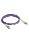 LEGRAND 032615 patch cable optics OM3 (PC) multimode LC/LC duplex 50/125 um LSZH (LSOH) purple 1 meter LCS3