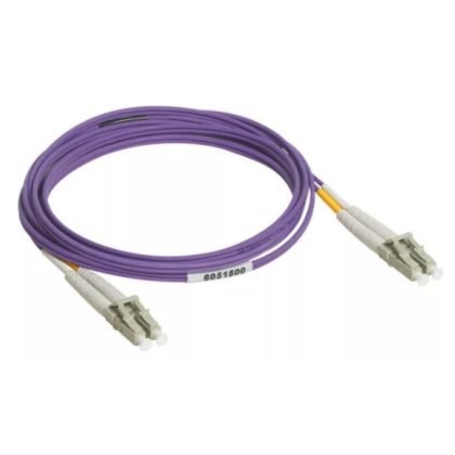   LEGRAND 032615 patch cable optics OM3 (PC) multimode LC/LC duplex 50/125 um LSZH (LSOH) purple 1 meter LCS3
