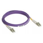   LEGRAND 032617 patch cable optics OM3 (PC) multimode LC/LC duplex 50/125 um LSZH (LSOH) purple 3 meters LCS3