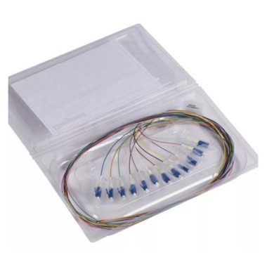 LEGRAND 032624 pigtail OS1/OS2 12xLC-UPC 9/125 um 900 um - 1 méter (12 darabos készlet) LCS3