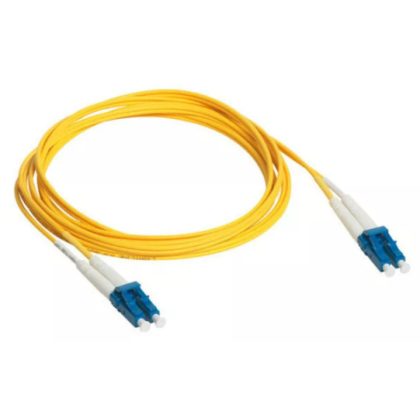   LEGRAND 032628 patch kábel optika OS1/OS2 (UPC) monomódusú LC/LC duplex 9/125um LSZH (LSOH) sárga 0,5 méter LCS3