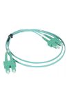 LEGRAND 032630 patch kábel optika OM4 multimódusú SC/SC duplex 50/125um LSZH (LSOH) kék 1 méter LCS3