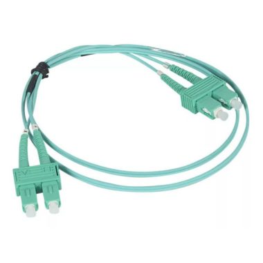 LEGRAND 032630 patch kábel optika OM4 multimódusú SC/SC duplex 50/125um LSZH (LSOH) kék 1 méter LCS3