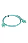 LEGRAND 032632 patch kábel optika OM4 multimódusú SC/SC duplex 50/125um LSZH (LSOH) kék 3 méter LCS3