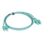   LEGRAND 032632 patch cable optics OM4 multimode SC/SC duplex 50/125um LSZH (LSOH) blue 3 meters LCS3