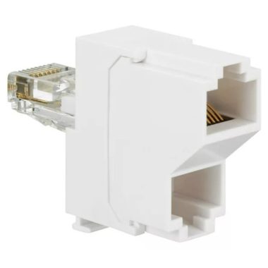 LEGRAND 032747 doubler RJ45 csatlakozóaljzatba dugható Tel/Tel LCS3