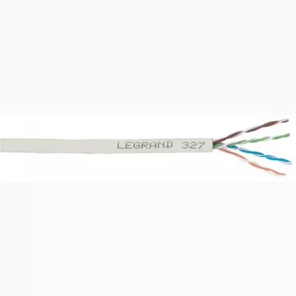 LEGRAND 032752 fali kábel réz Cat5e árnyékolt (F/UTP) 4 érpár (AWG24) LSZH (LSOH) szürke Dca-s2,d2,a1 305m-kartondoboz LCS3